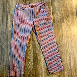 American Eagle Outfitters Stripped Stretch Jeans